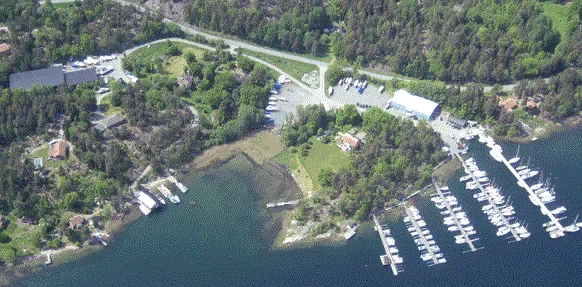 Ramsmora Varv & Marina från ovan